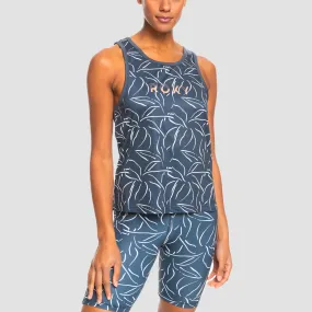 Roxy Sing For ME Sports Vest Mood Indigo Tropical Mood - Womens