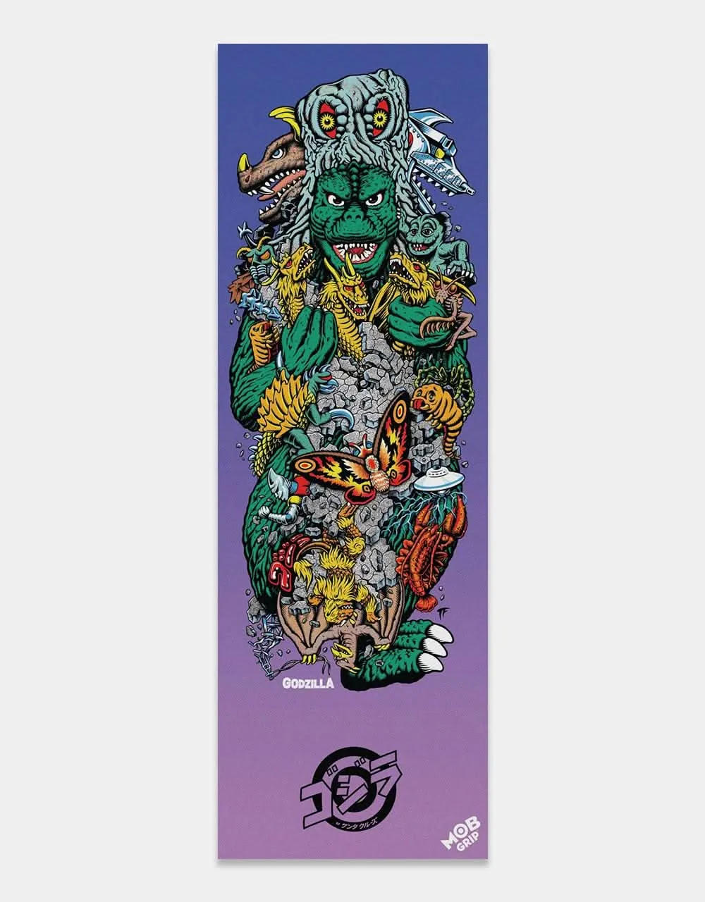 Santa Cruz x Godzilla Kaiju Roskopp 11 Graphic Grip Tape Sheet