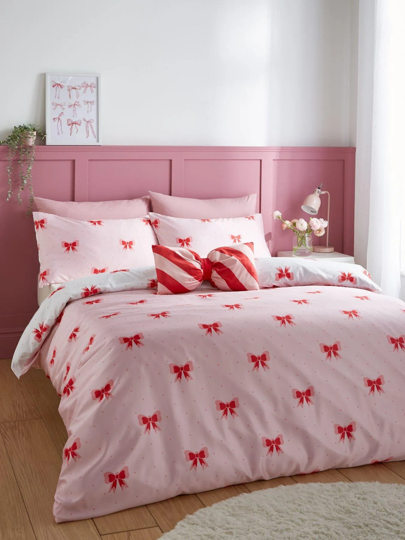 Sassy B Dotty Bows Duvet Cover Set