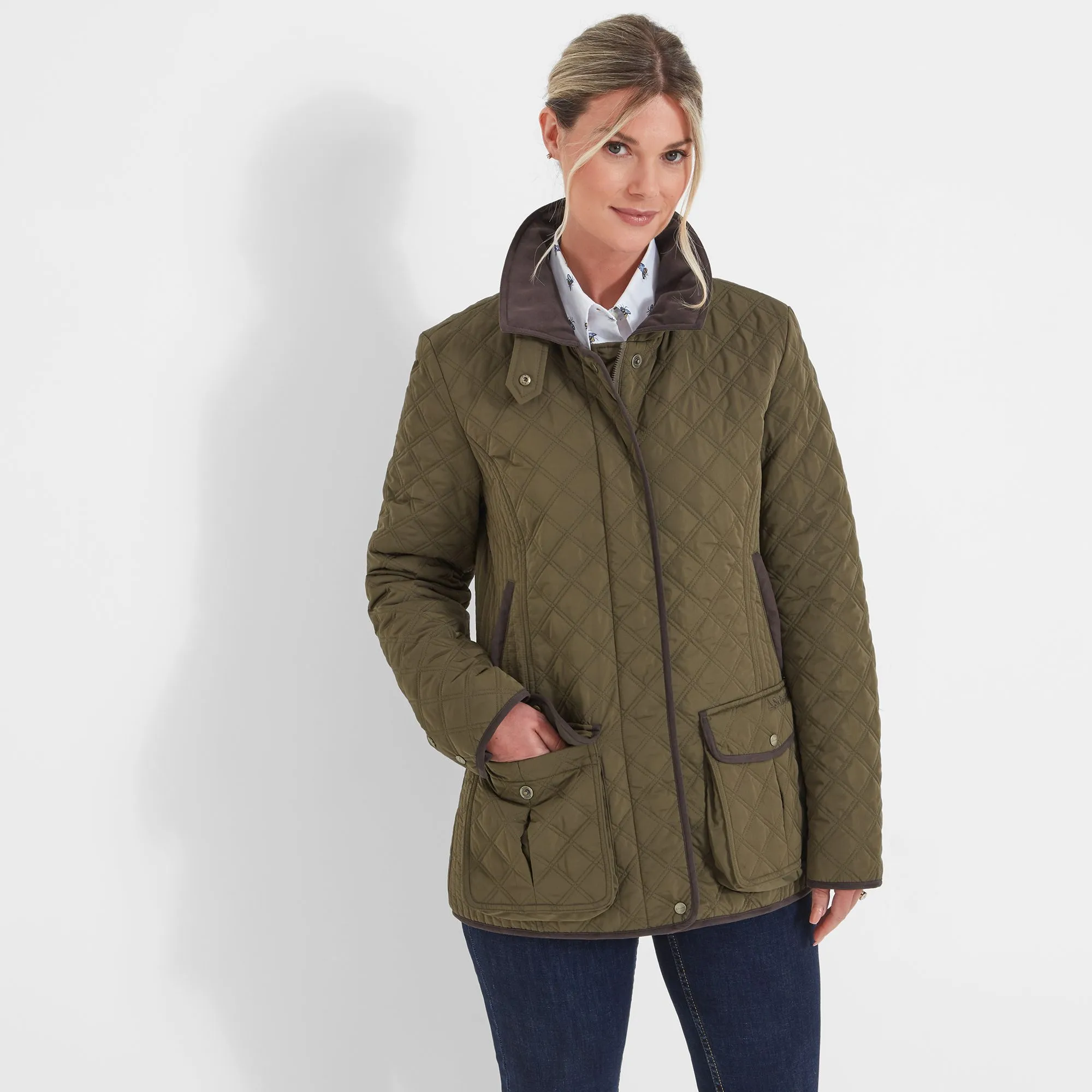 Schoffel Olive Lilymere Quilt Jacket