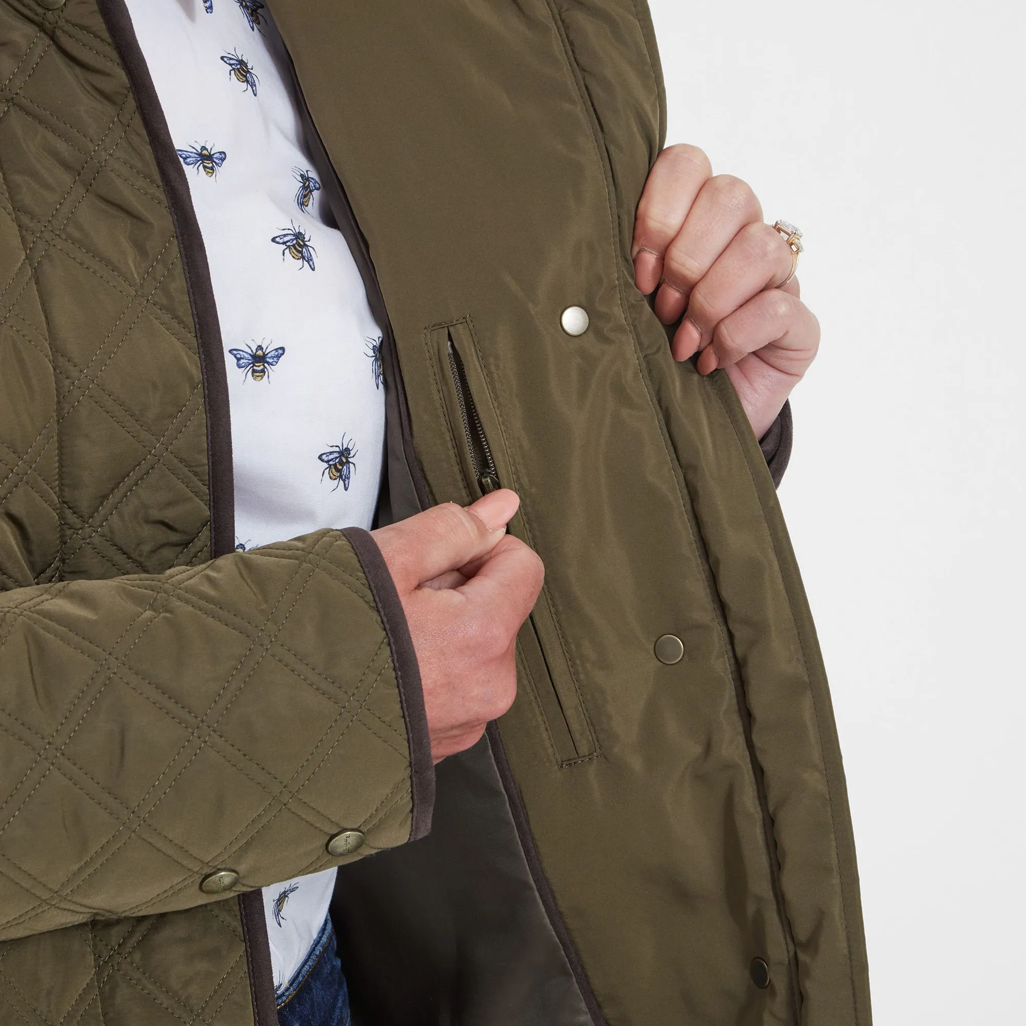 Schoffel Olive Lilymere Quilt Jacket