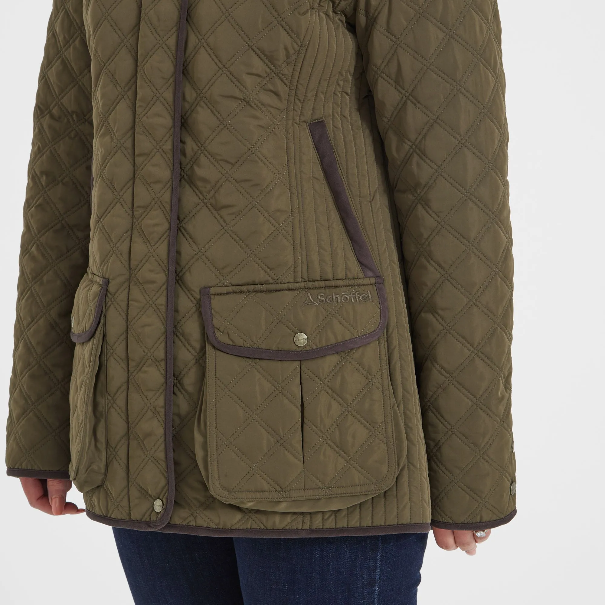 Schoffel Olive Lilymere Quilt Jacket