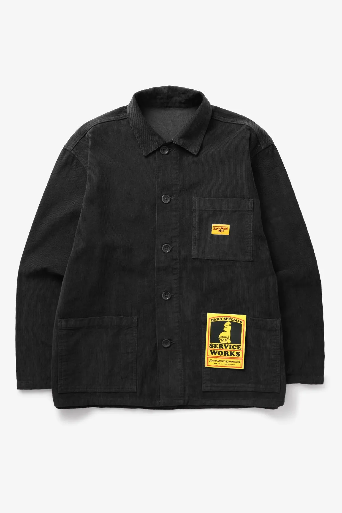 Service Works - Corduroy Coverall Jacket - Black