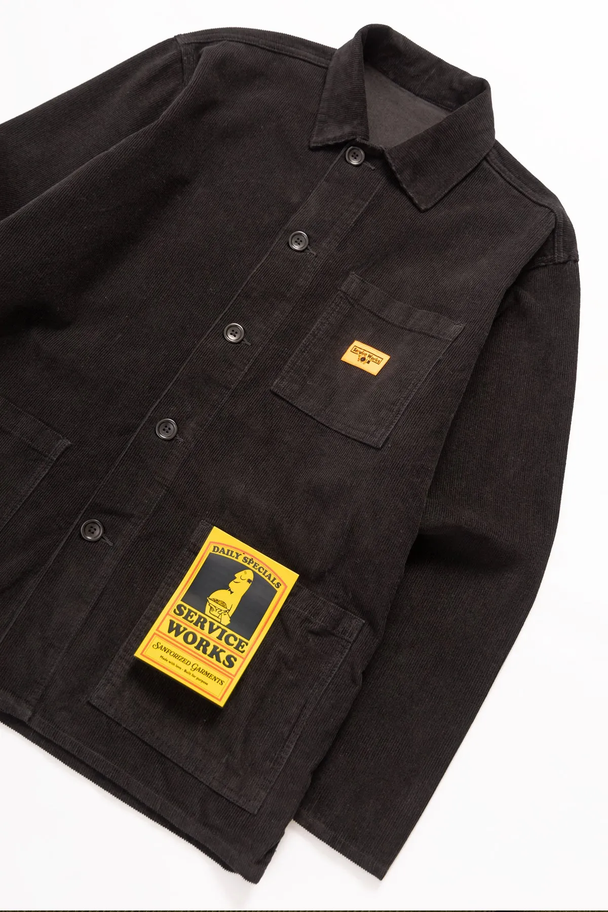 Service Works - Corduroy Coverall Jacket - Black