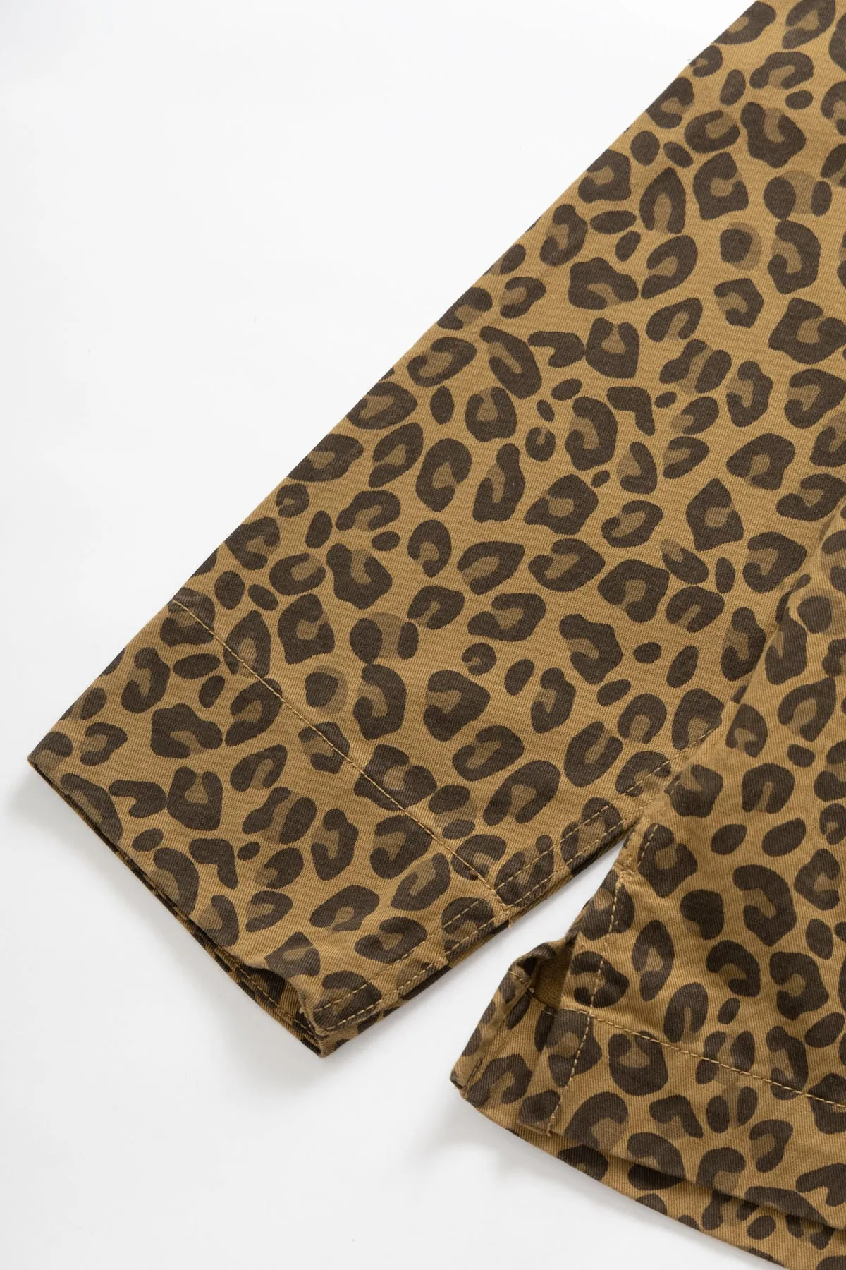 Service Works - Patterned Front Of House Jacket - Leopard