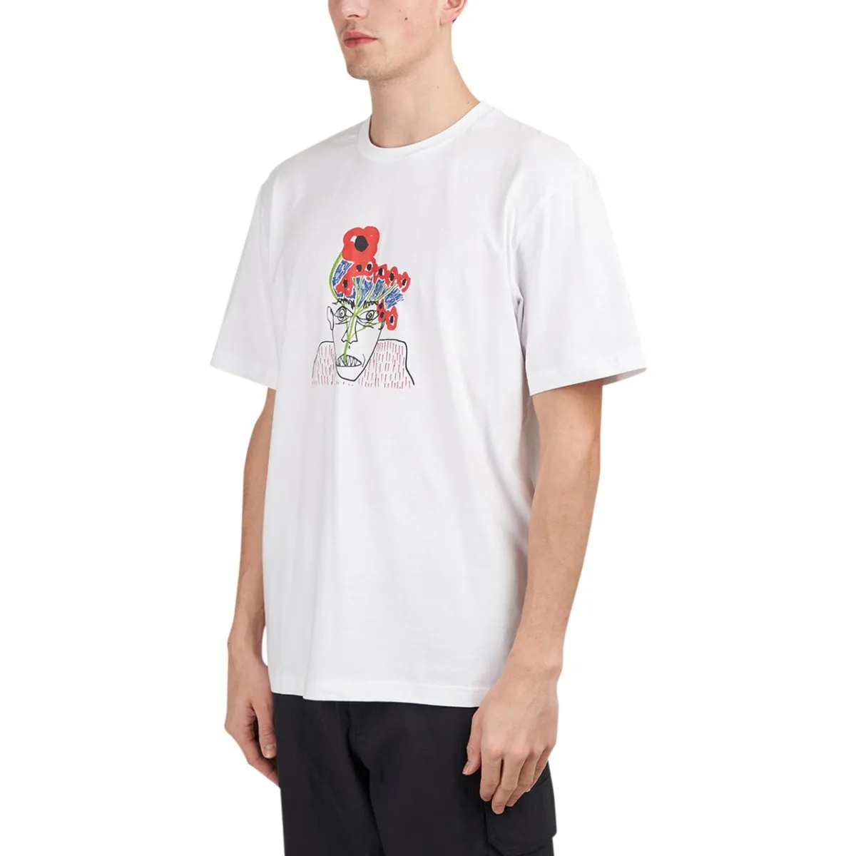 Sex Skateboards Flowers T-Shirt (White)