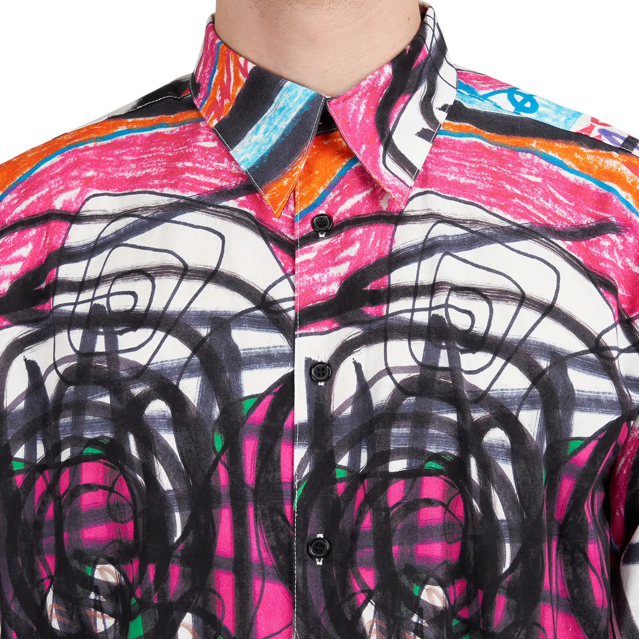 Sex Skateboards Mess Button Up Shirt (Multi)