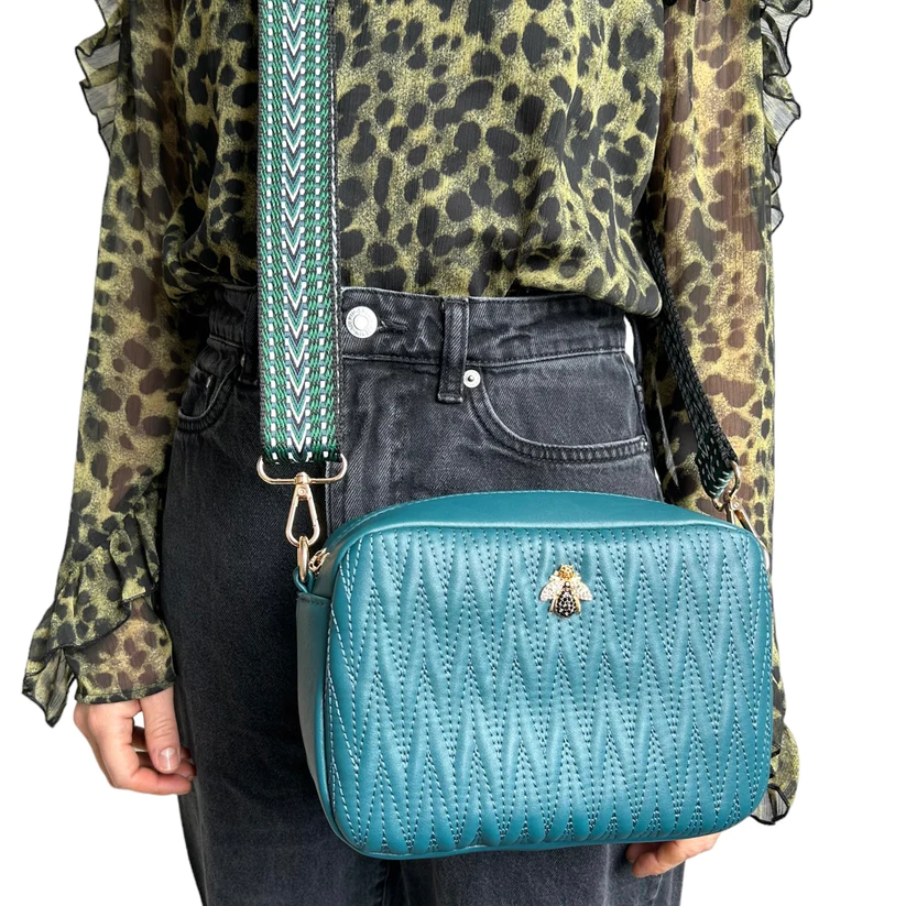 Sixton – Rivington Teal Luna Bee Shoulder Bag