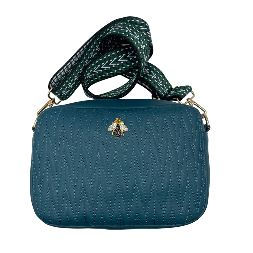 Sixton – Rivington Teal Luna Bee Shoulder Bag