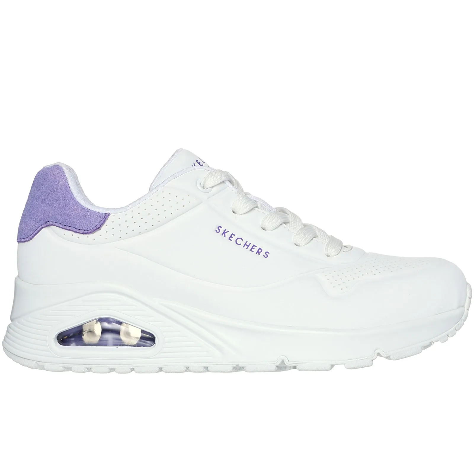 Skechers Womens Uno Pop Back Memory Foam Trainers