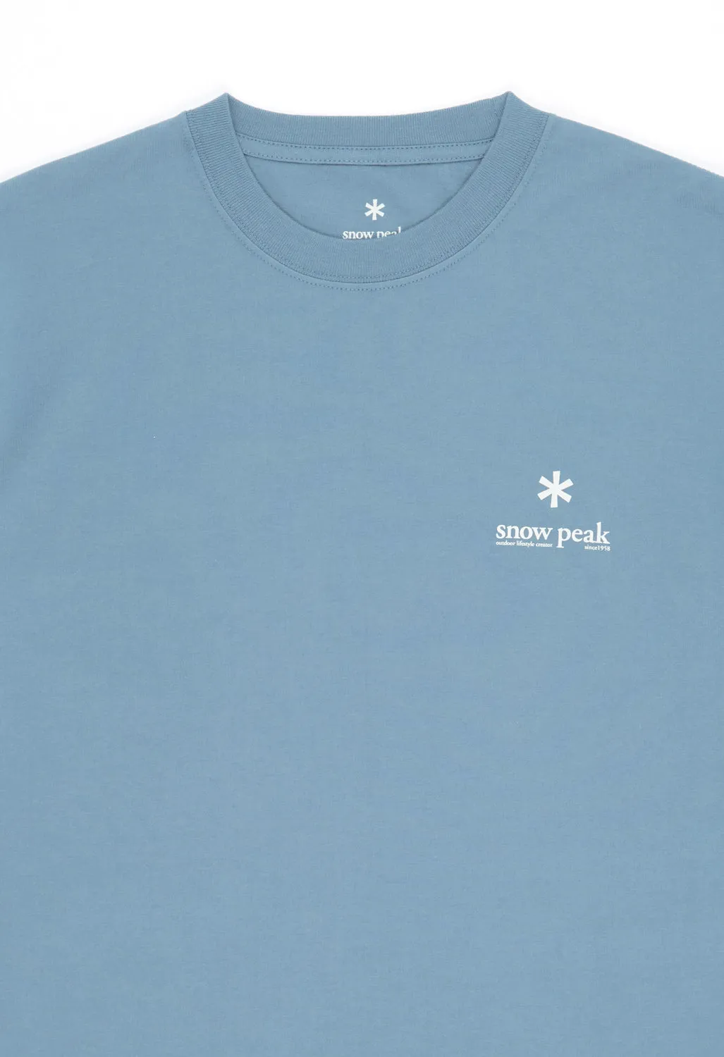 Snow Peak Choose Your Tent T-Shirt - Slate Blue