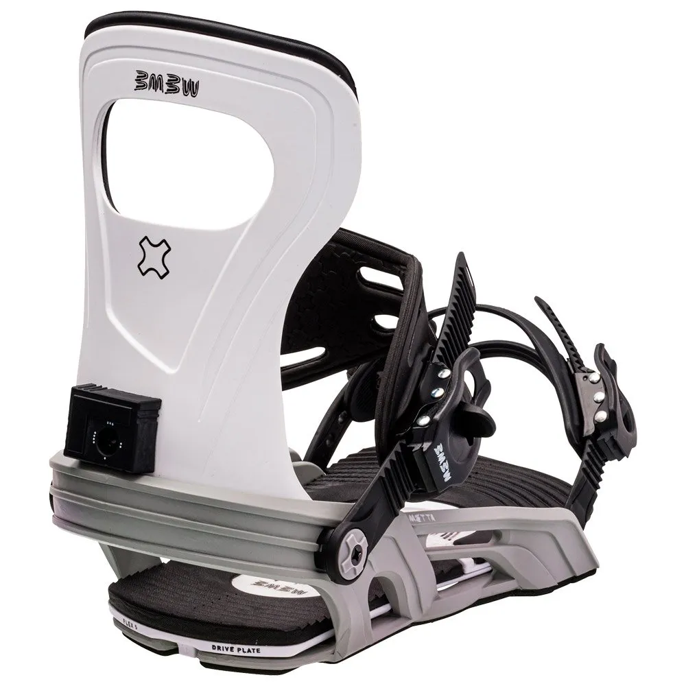 Snowboard binding Bent Metal ---Metta White