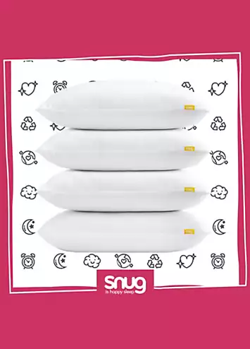 Snug Pack of 4 Blissful Bedtime Pillows | Kaleidoscope