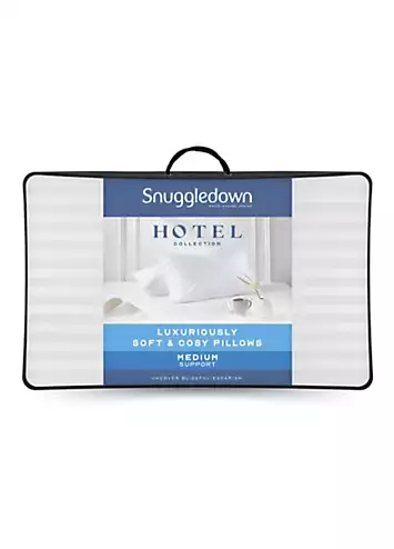 Snuggledown Pack of 4 Luxurious Hotel Medium Support Pillows | Kaleidoscope