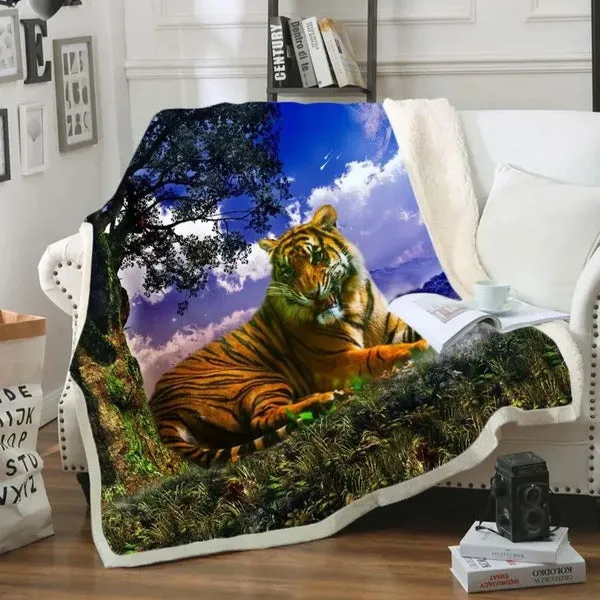 Soft Bengal Tiger Blanket