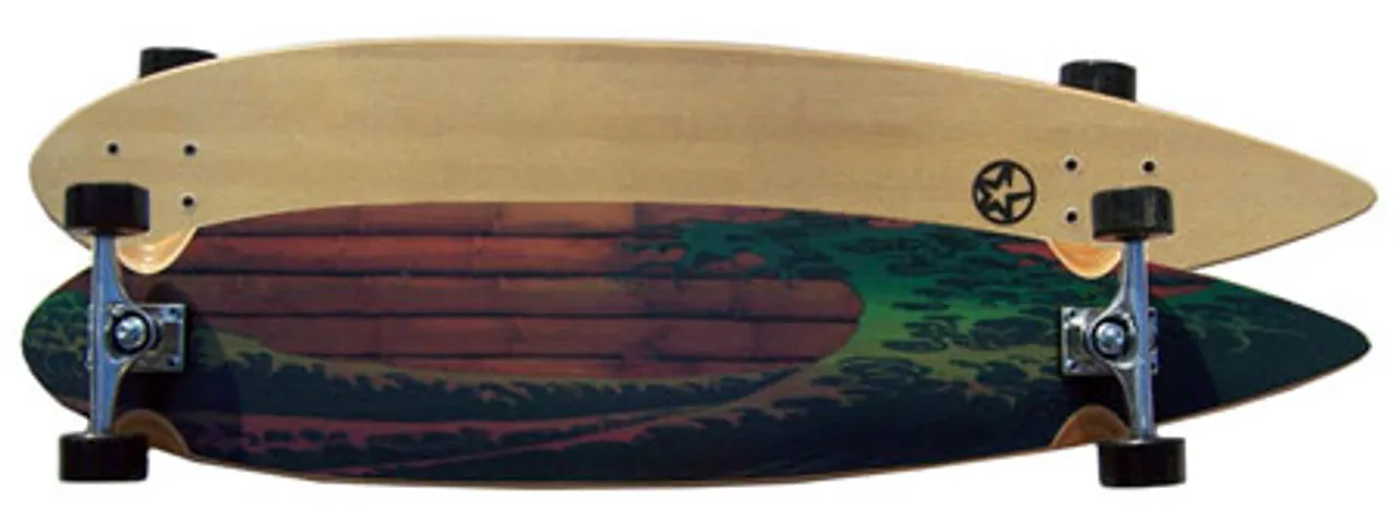 Starlite Bamboo Complete Pintail Skateboards Longboards