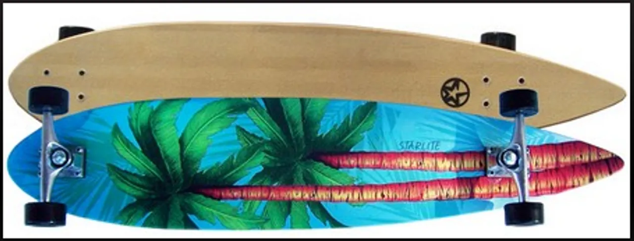 Starlite Bamboo Complete Pintail Skateboards Longboards