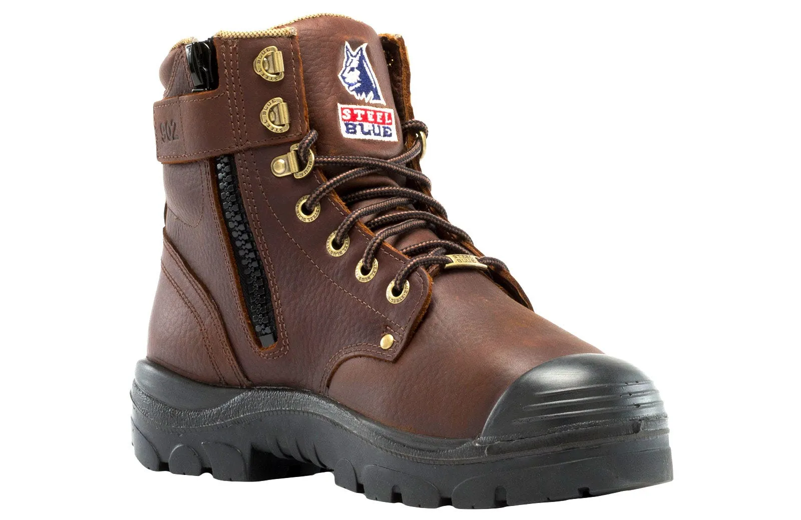 Steel Blue Argyle Zip Men's Steel Toe Work Boot