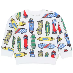 Stella Mccartney Skateboards Sweatshirt For Baby