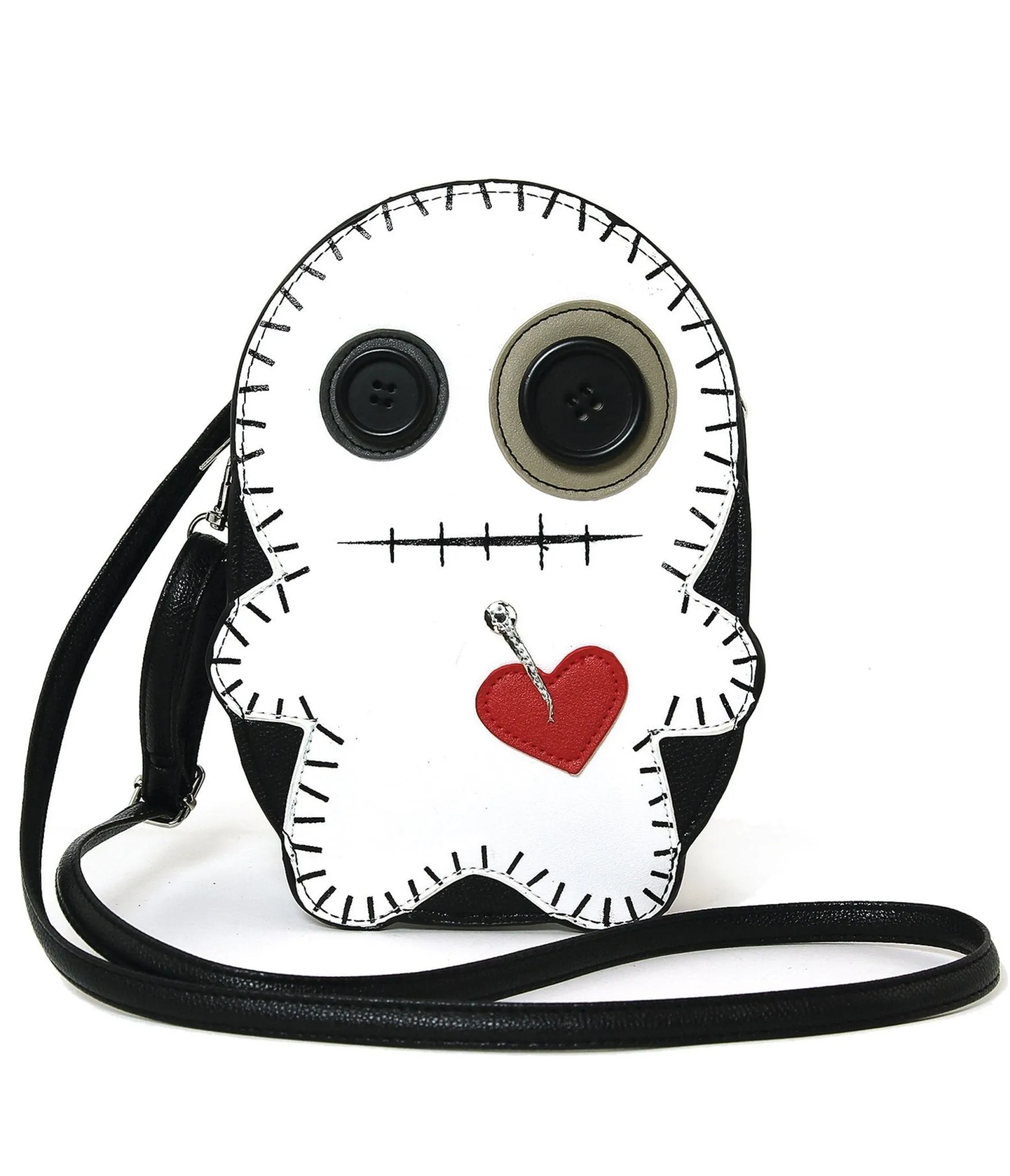 Stitched Voodoo Doll Crossbody Bag