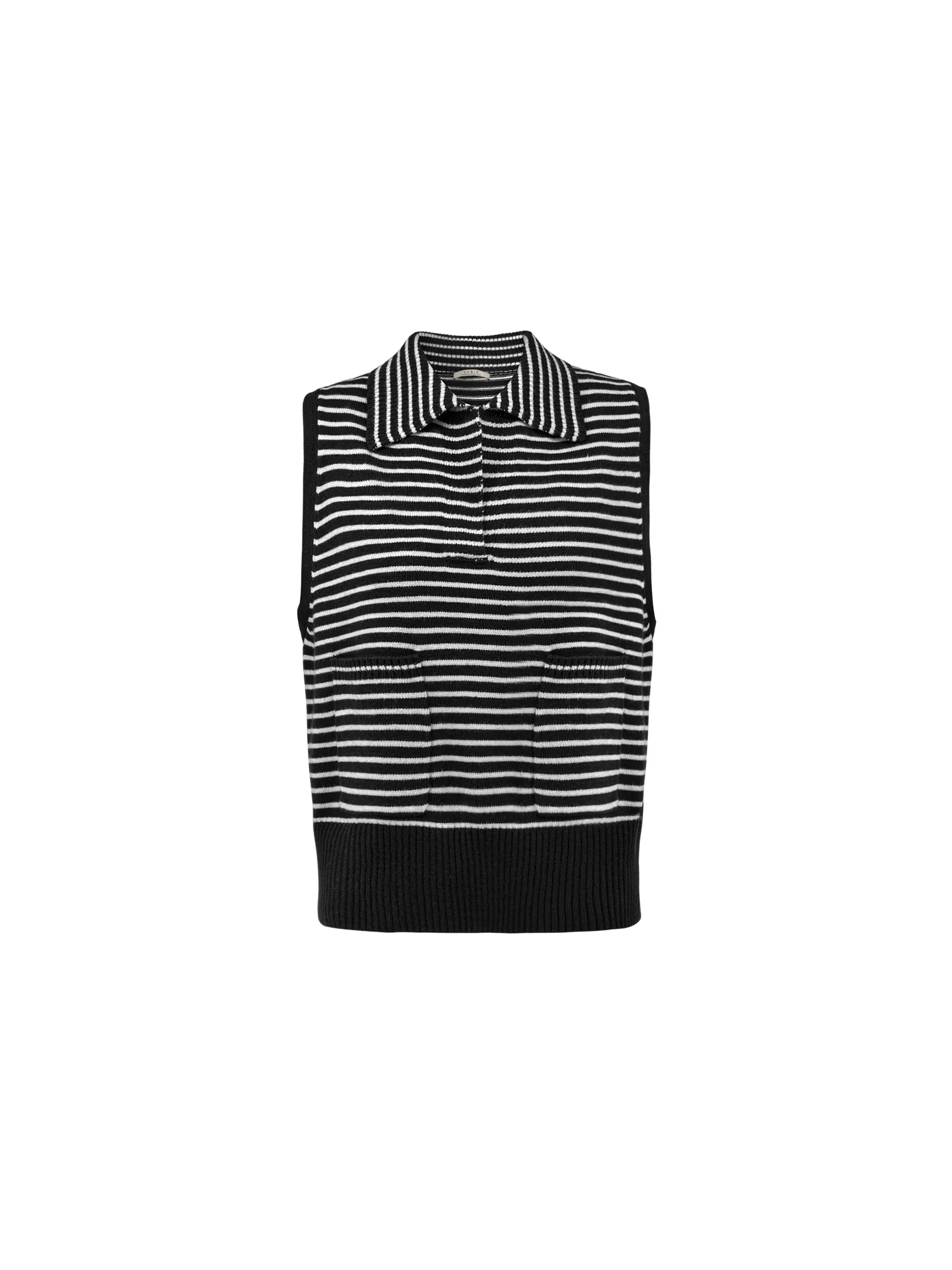 Striped Thin Knit Vest