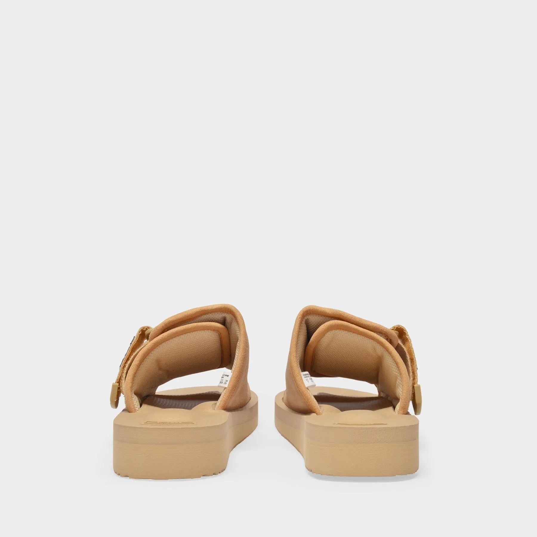 Suicoke  Kaw-VS Sandals in Beige Leather