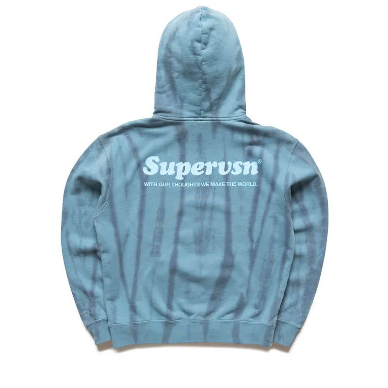 Supervsn Thinking Different Dye Hoodie - Blue