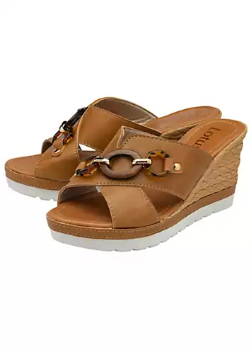 Tan Vigilio Sandals by Lotus | Look Again