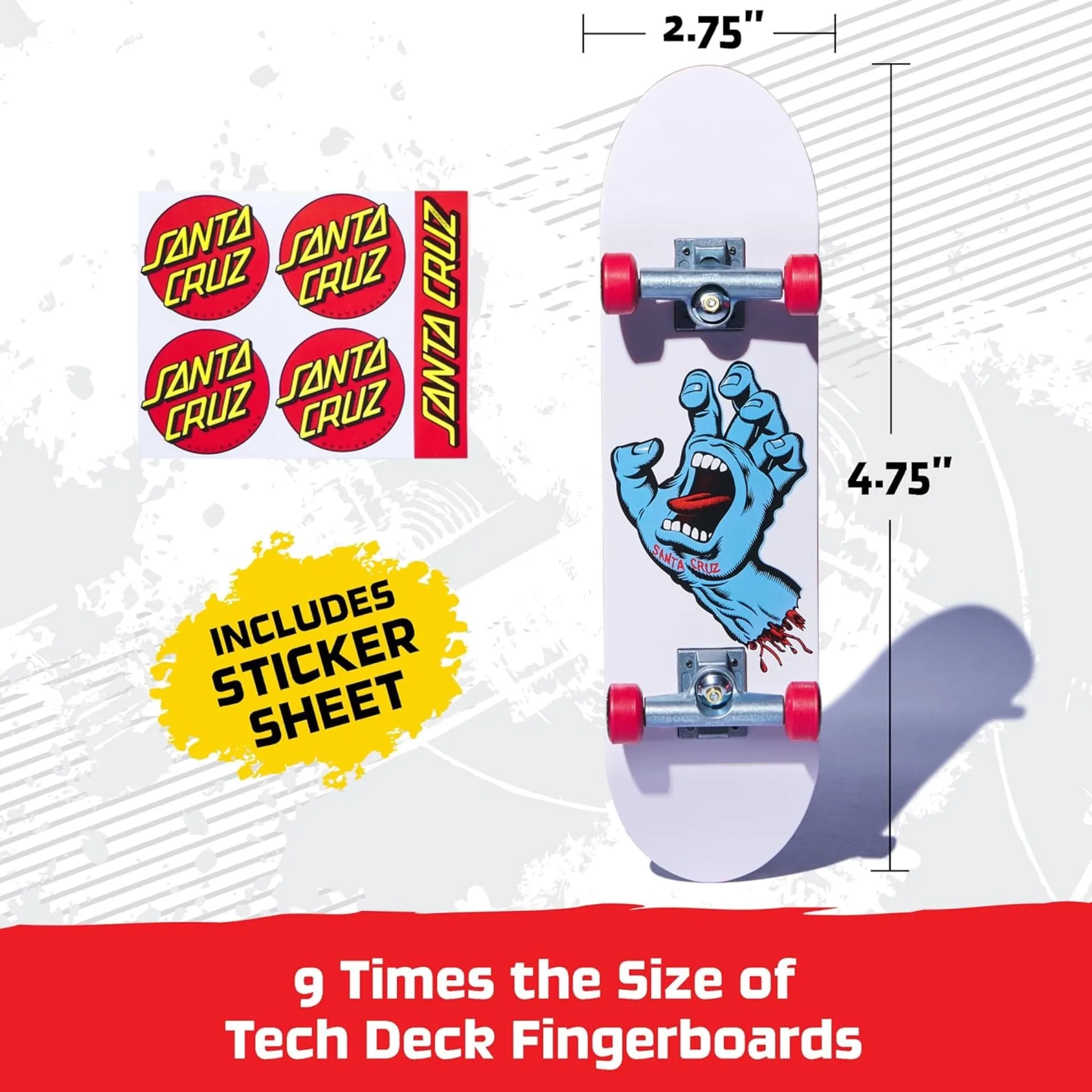 TECH DECK SANTA CRUZ SKATEBOARDS HANDBOARD