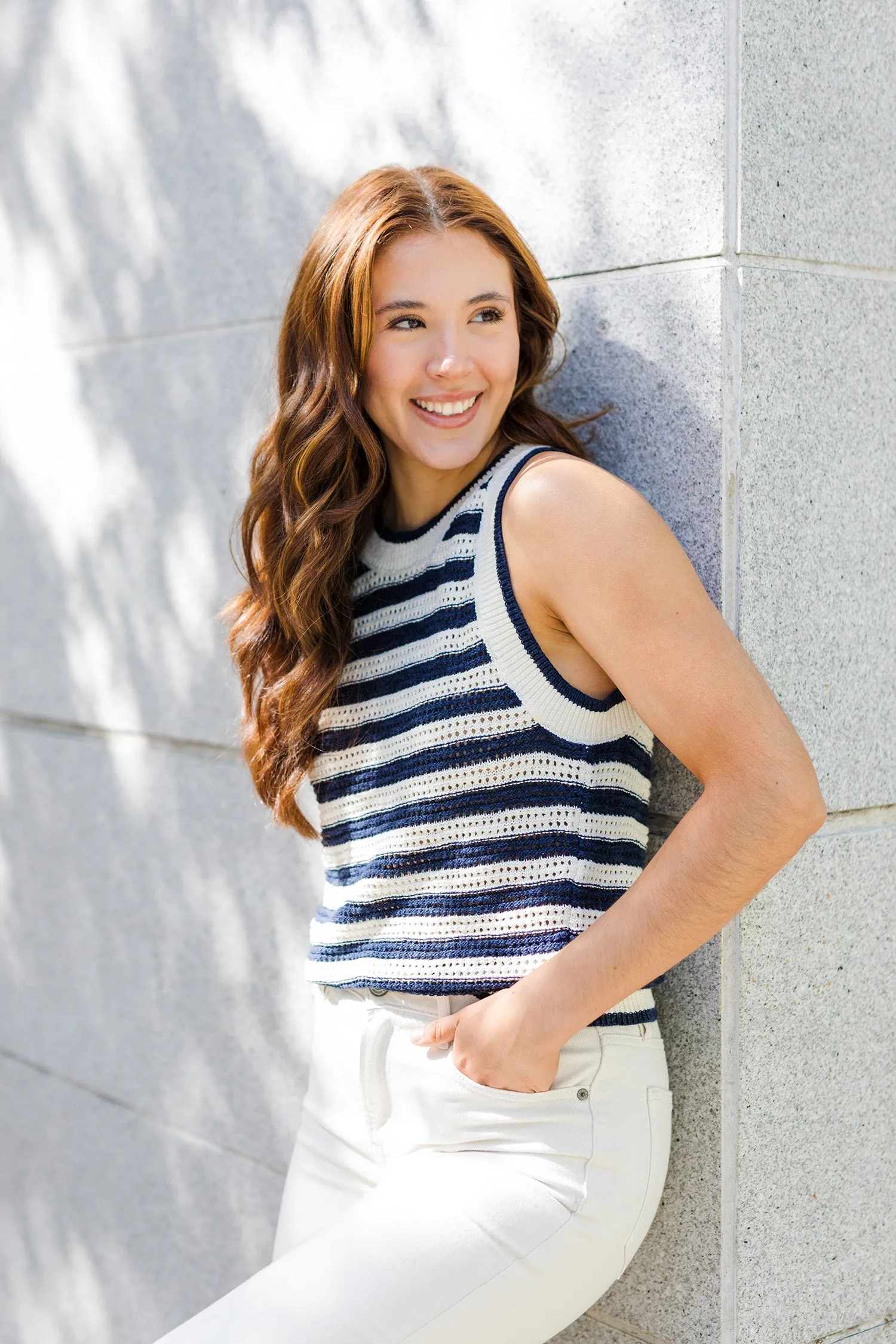 The Candy Stripes Sleeveless Top