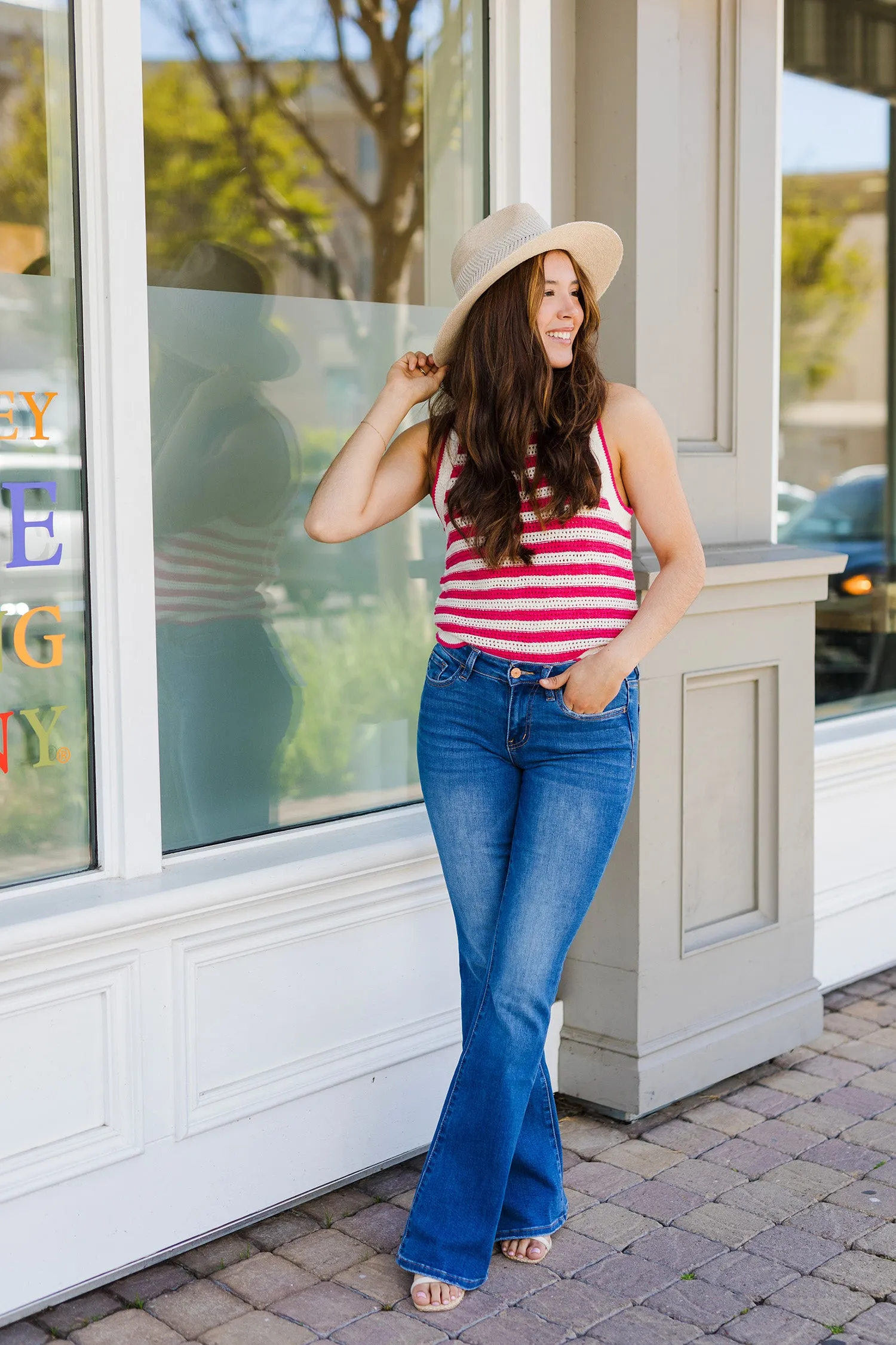 The Candy Stripes Sleeveless Top