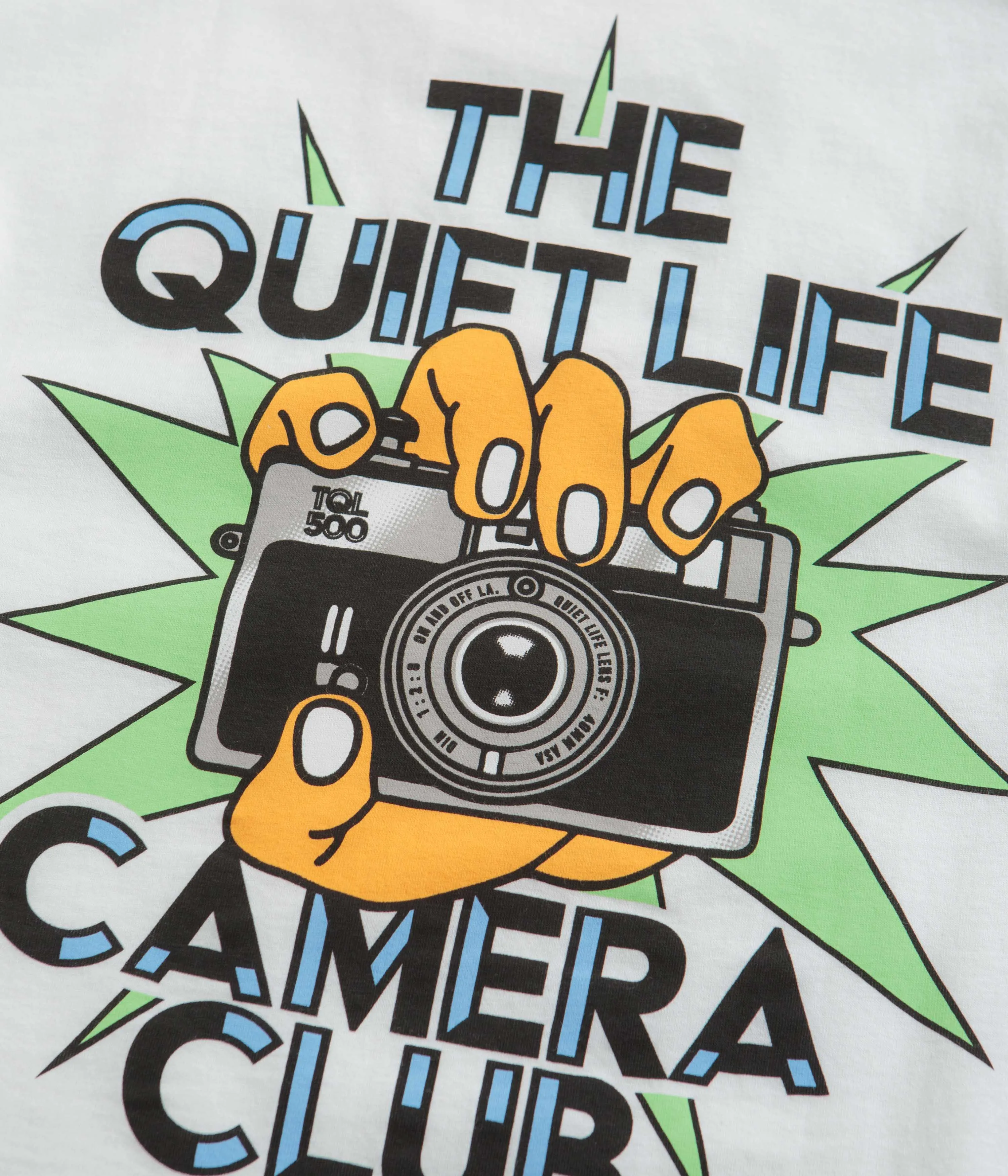 The Quiet Life Camera Club Burst T-Shirt - White