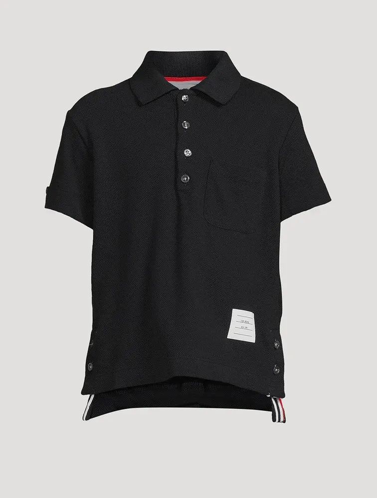 THOM BROWNE Cotton Polo Shirt