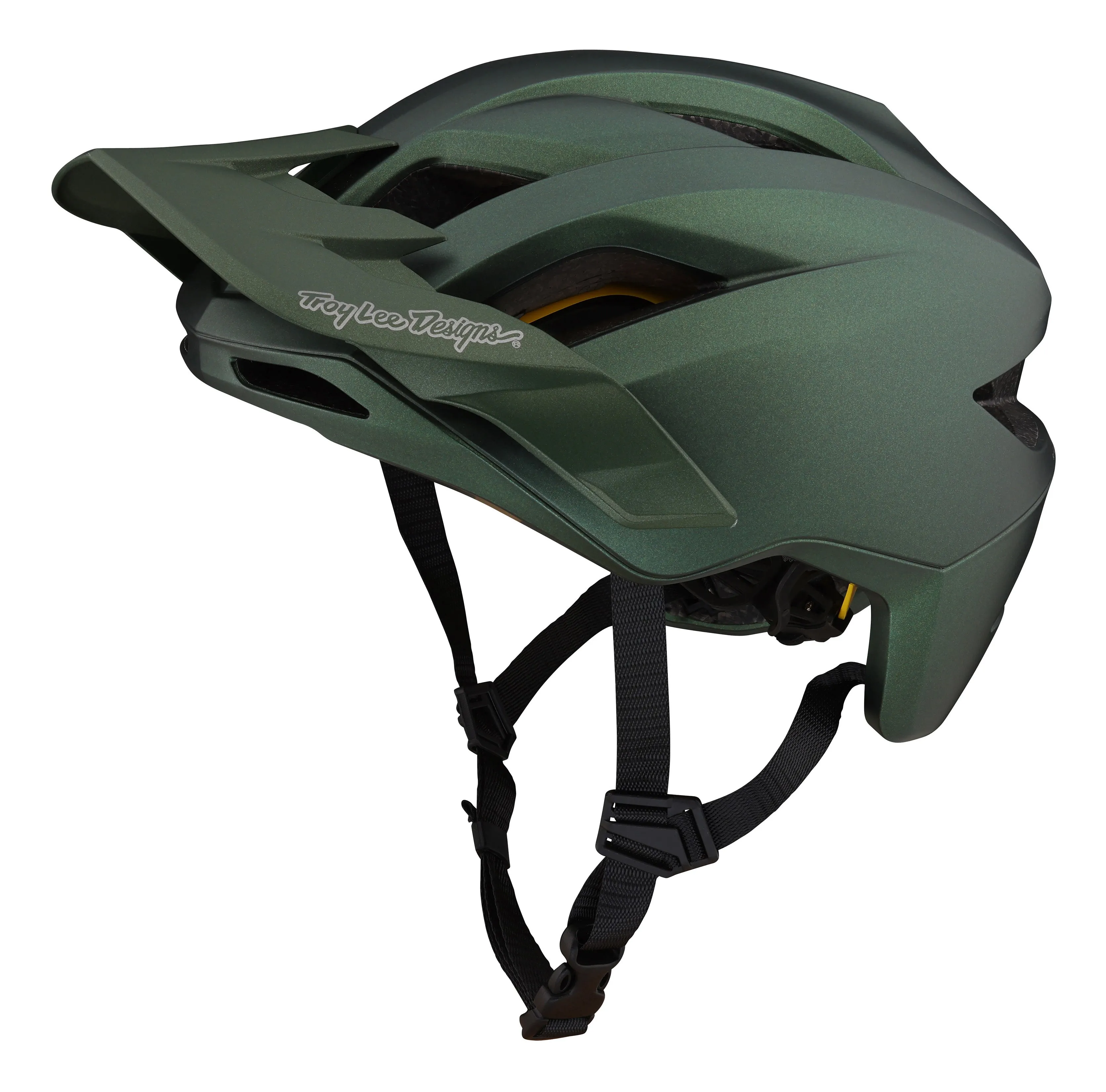 Troy Lee Designs Flowline MTB Helmet with MIPS - Orbit - Youth - Forest Green - 2023