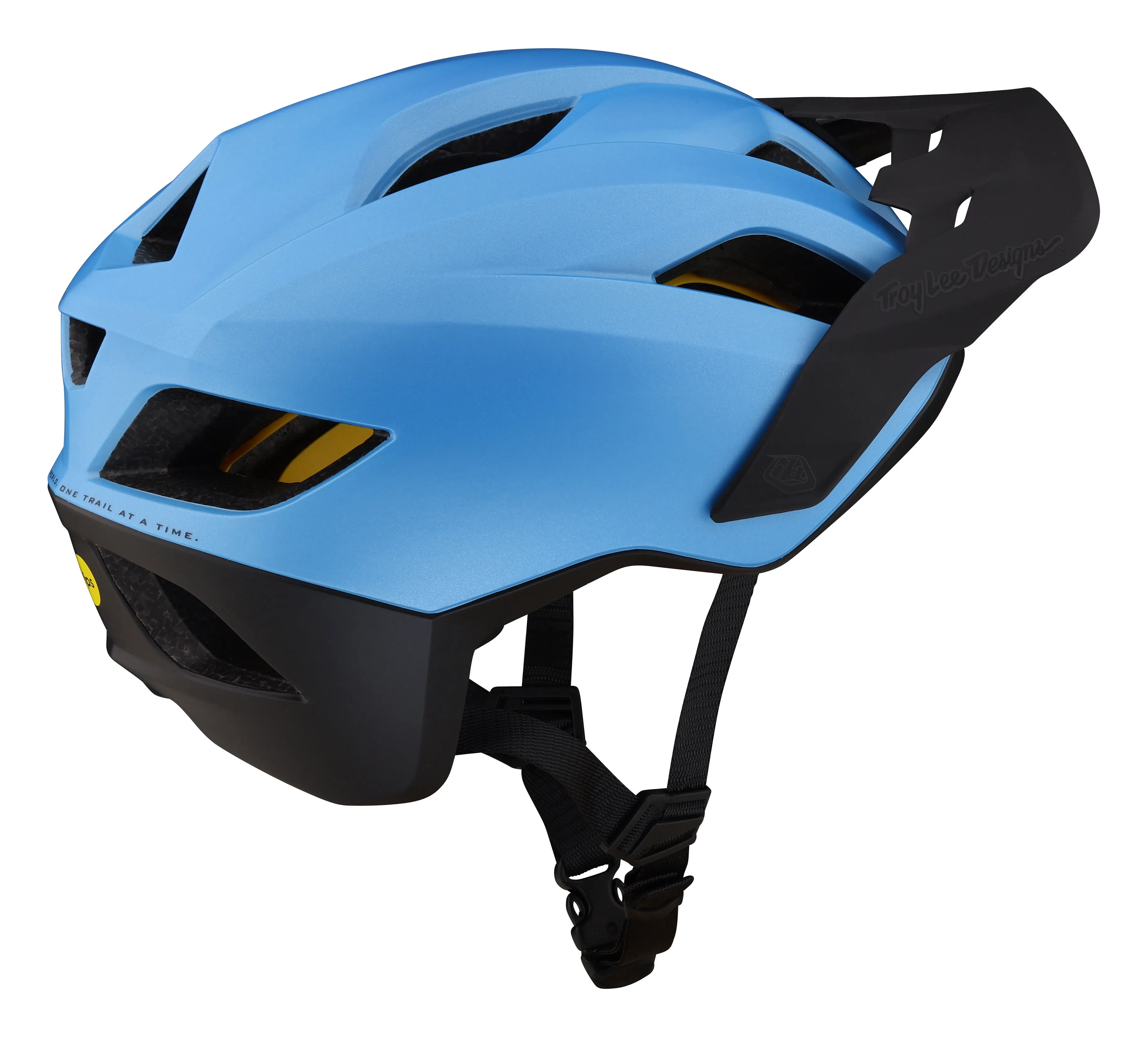 Troy Lee Designs Flowline MTB Helmet with MIPS - Orbit - Youth - Oasis Blue-Black - 2023