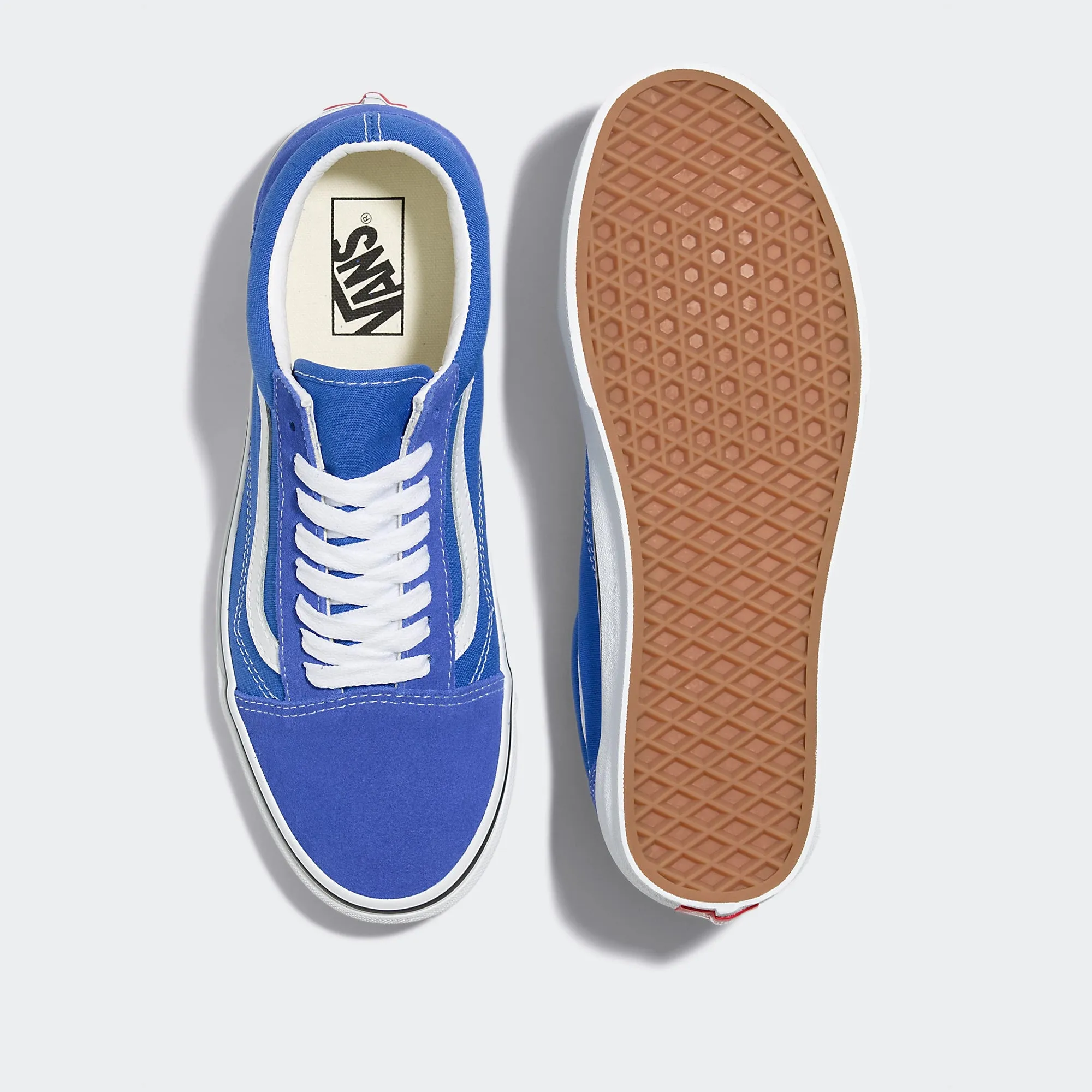 Unisex Vans Canvas Old Skool Shoes Dazzling Blue