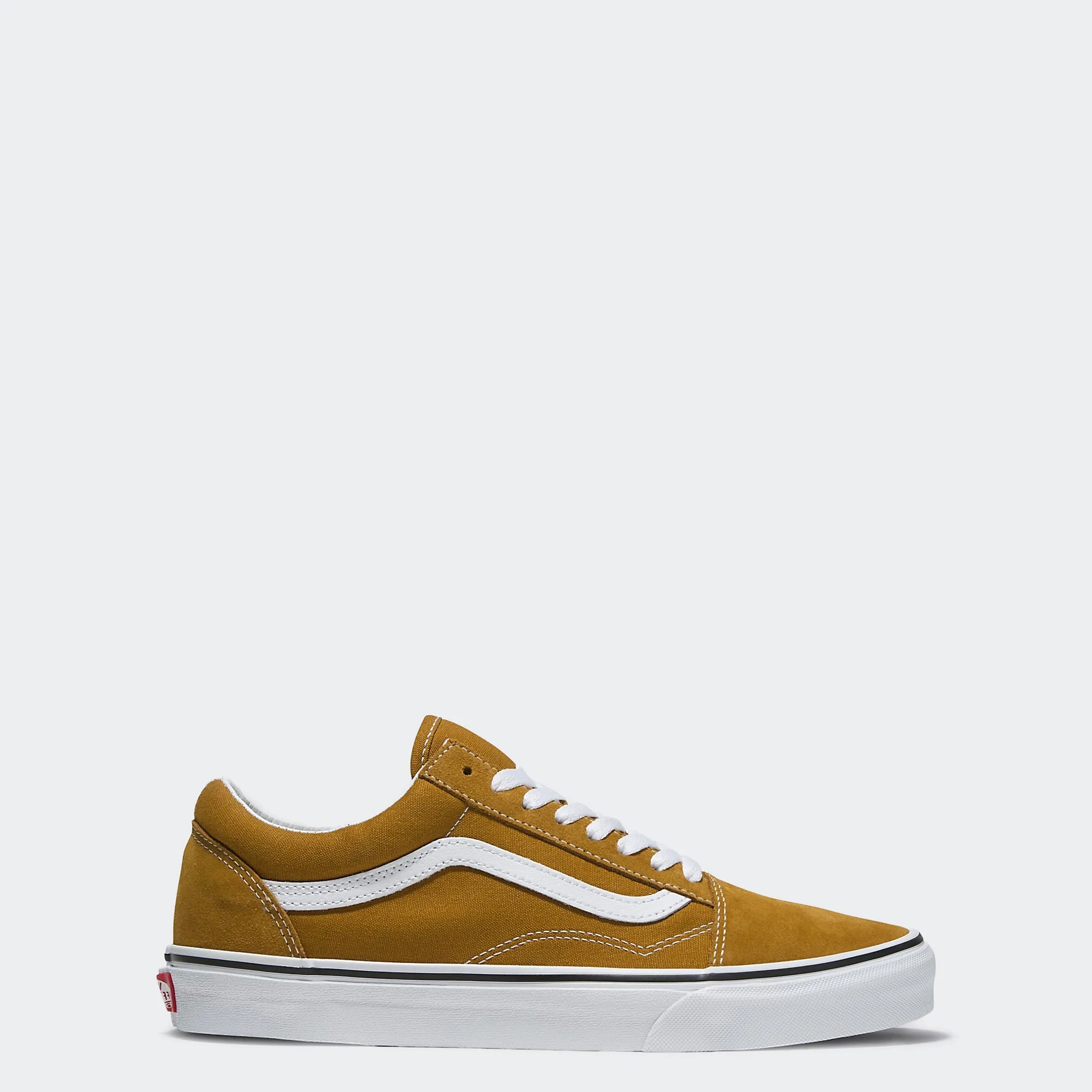 Unisex Vans Canvas Old Skool Shoes Golden Brown