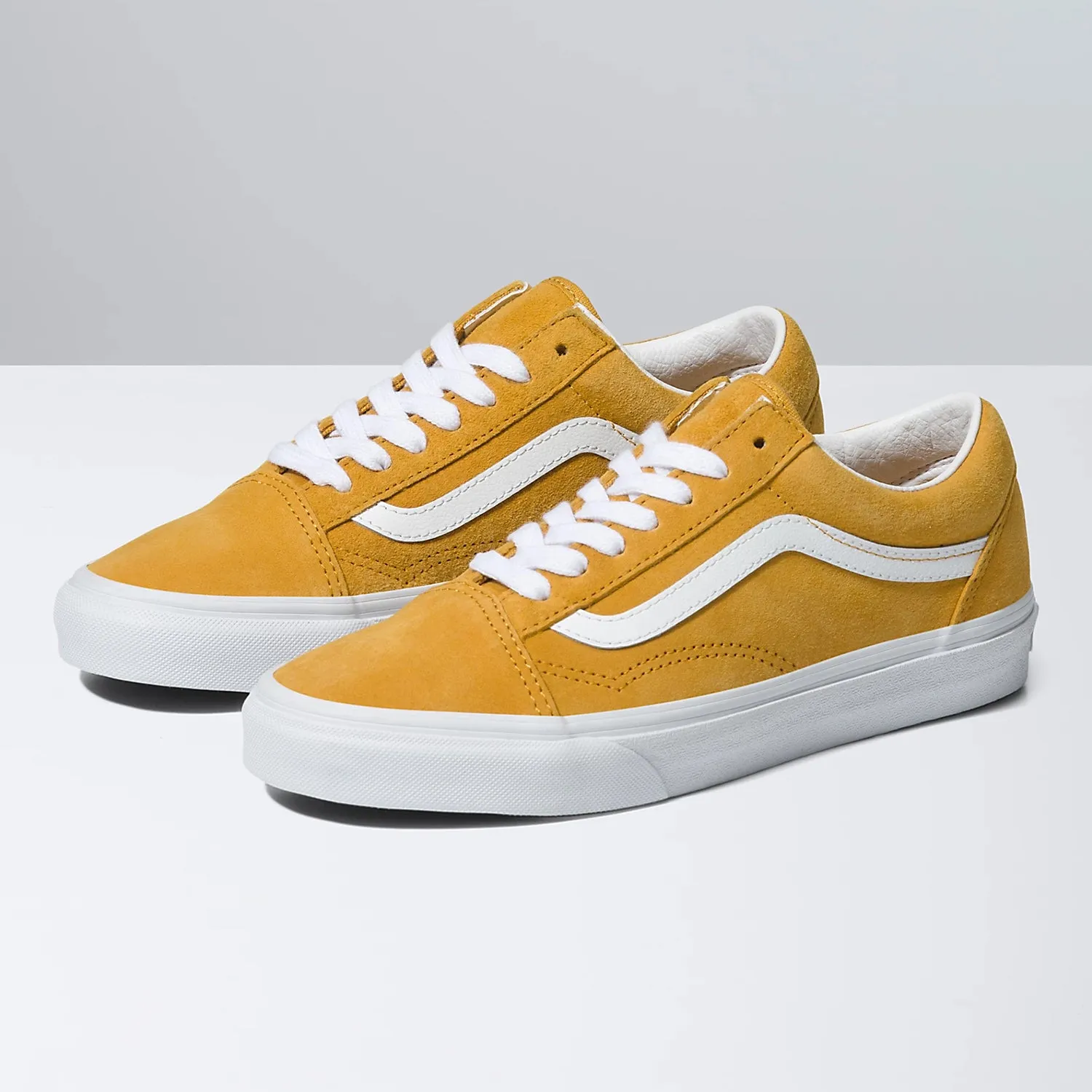 Unisex Vans Canvas Old Skool Shoes Golden Yellow