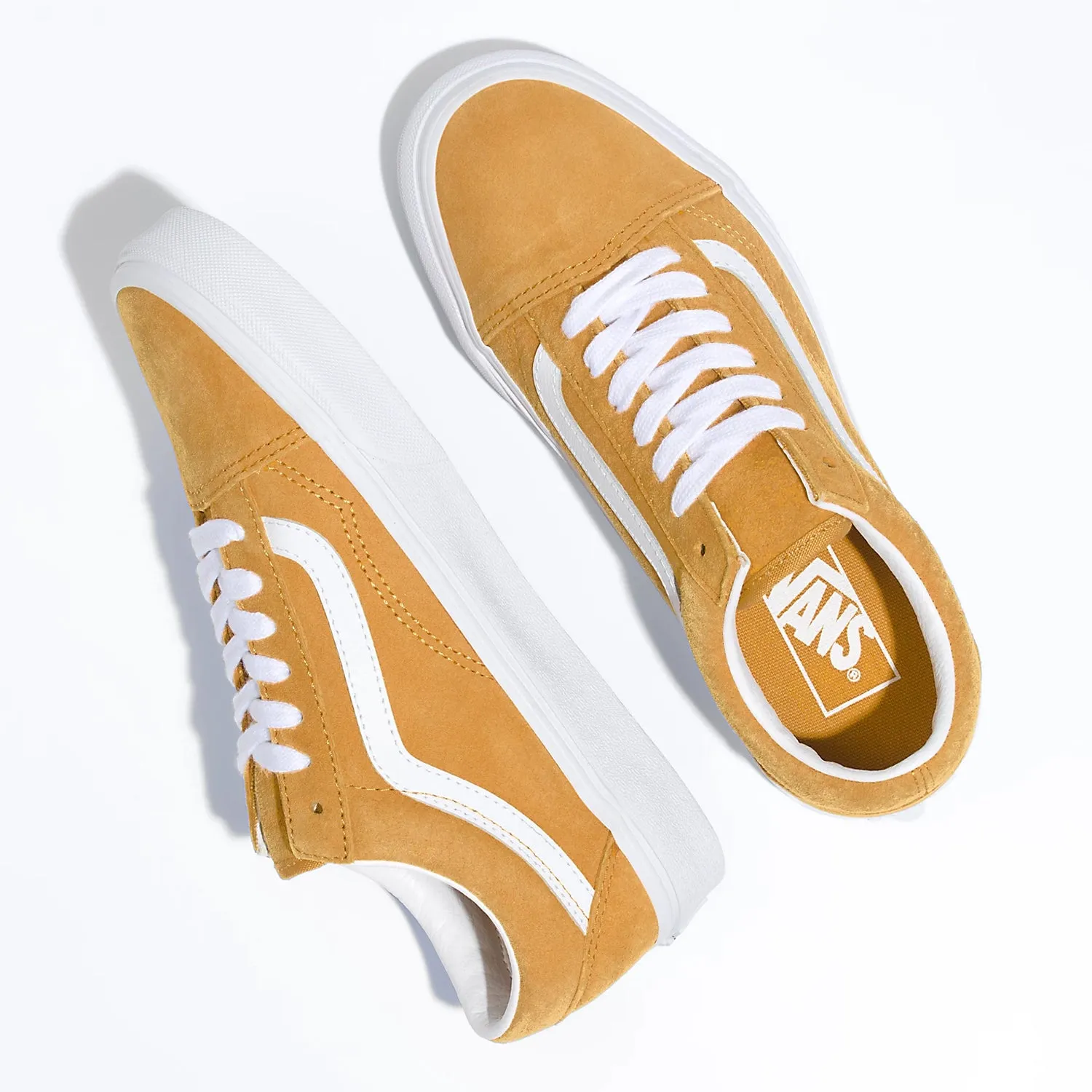 Unisex Vans Canvas Old Skool Shoes Golden Yellow