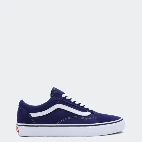 Unisex Vans Canvas Old Skool Shoes Theory Blue