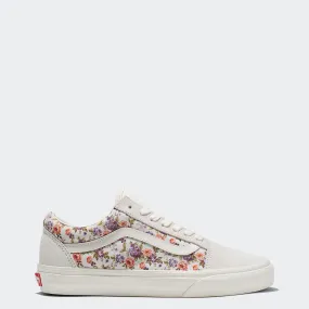 Unisex Vans Canvas Old Skool Shoes Vintage Floral