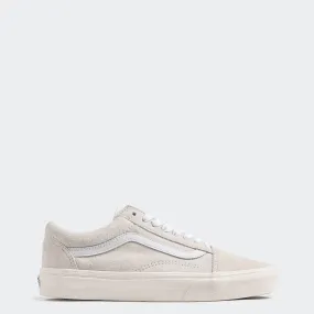 Unisex Vans Old Skool Pig Suede Shoes Blanc De Blanc