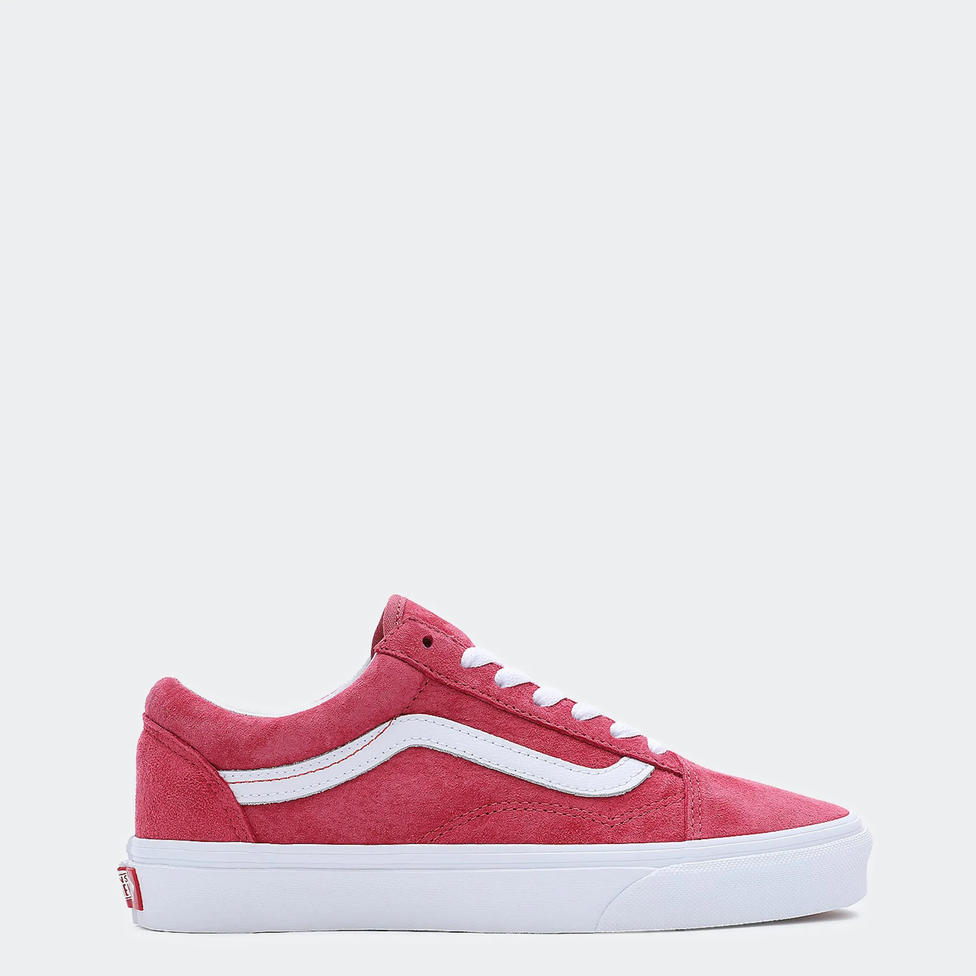 Unisex Vans Old Skool Pig Suede Shoes Red