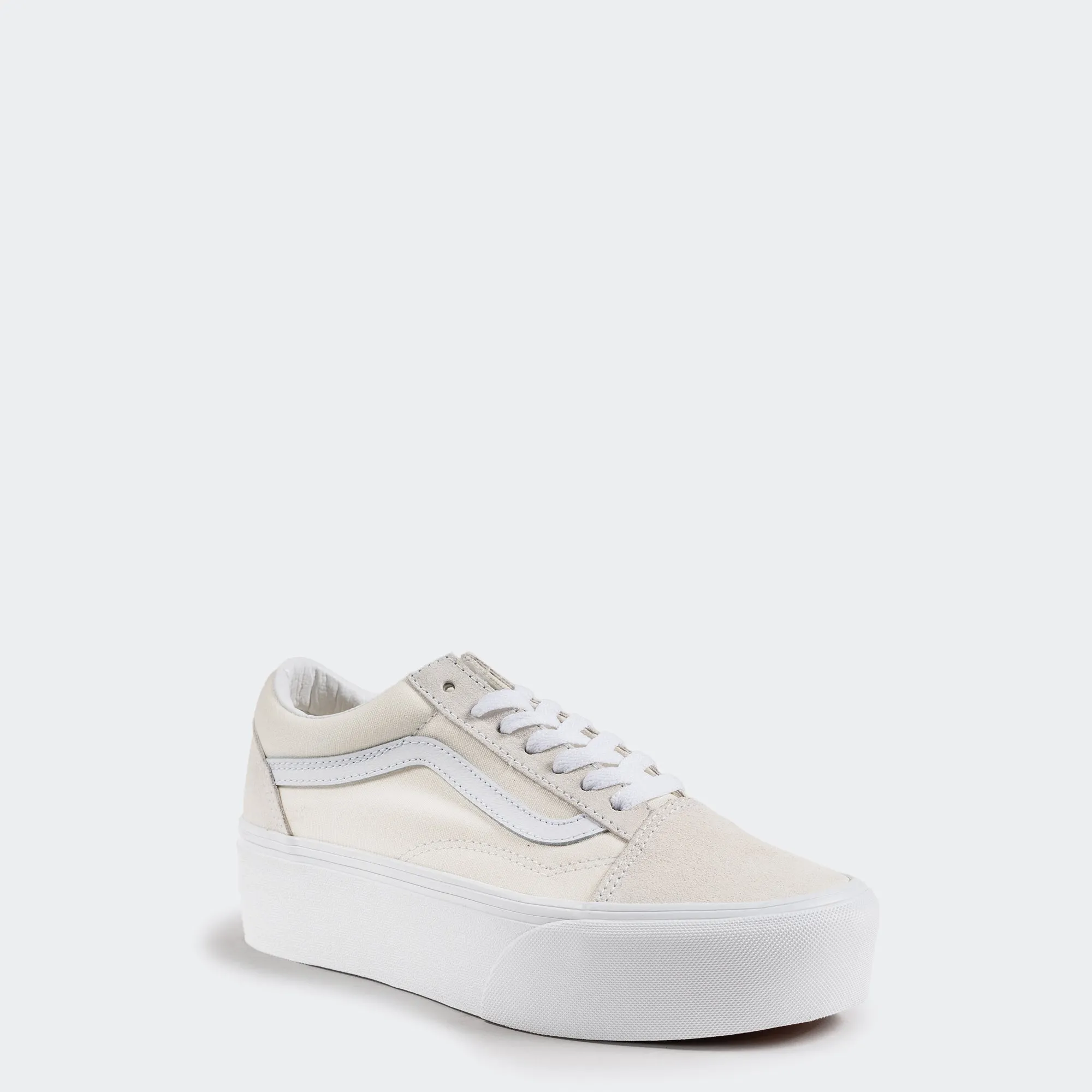 Unisex Vans Old Skool Stackform Shoes Marshmallow