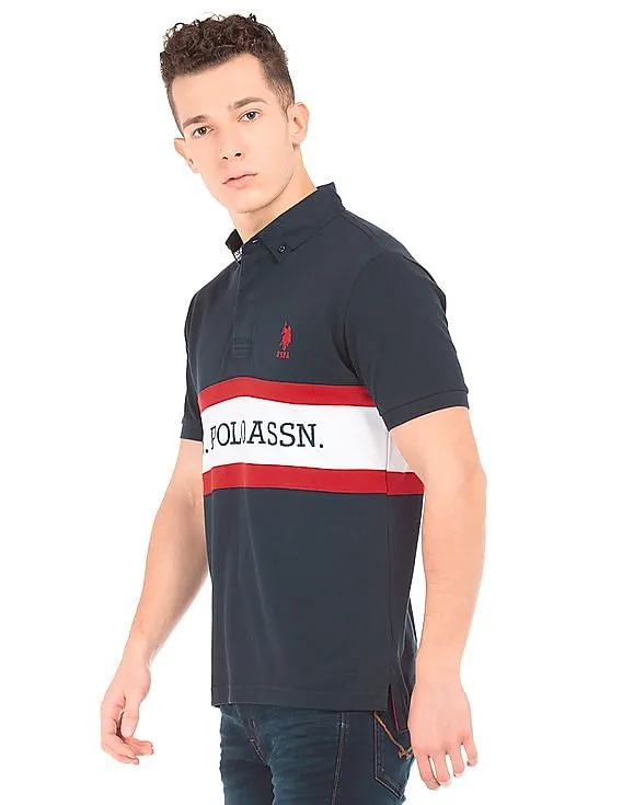 U.S. Polo Assn. Colour Block Slim Fit Polo Shirt