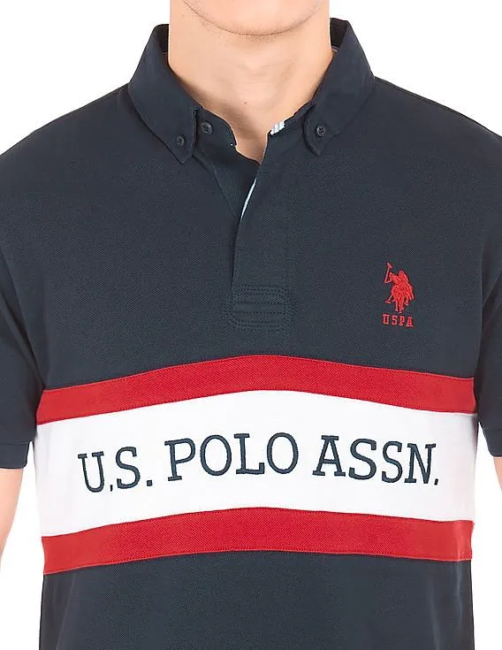 U.S. Polo Assn. Colour Block Slim Fit Polo Shirt