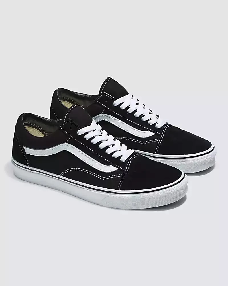 Vans Men's Old Skool canvas shoe, black/ white