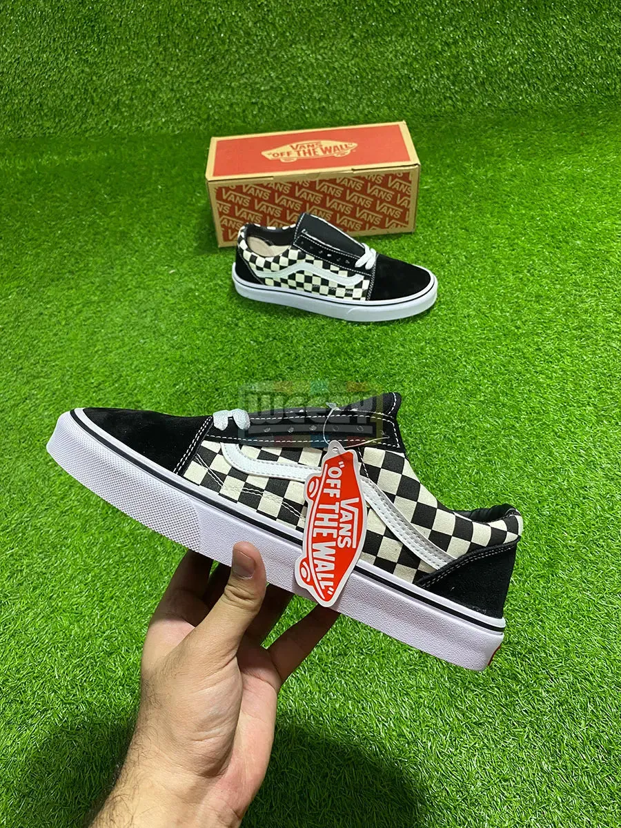 Vans Old Skool (Checkered) (B/W) (Premium Quality)