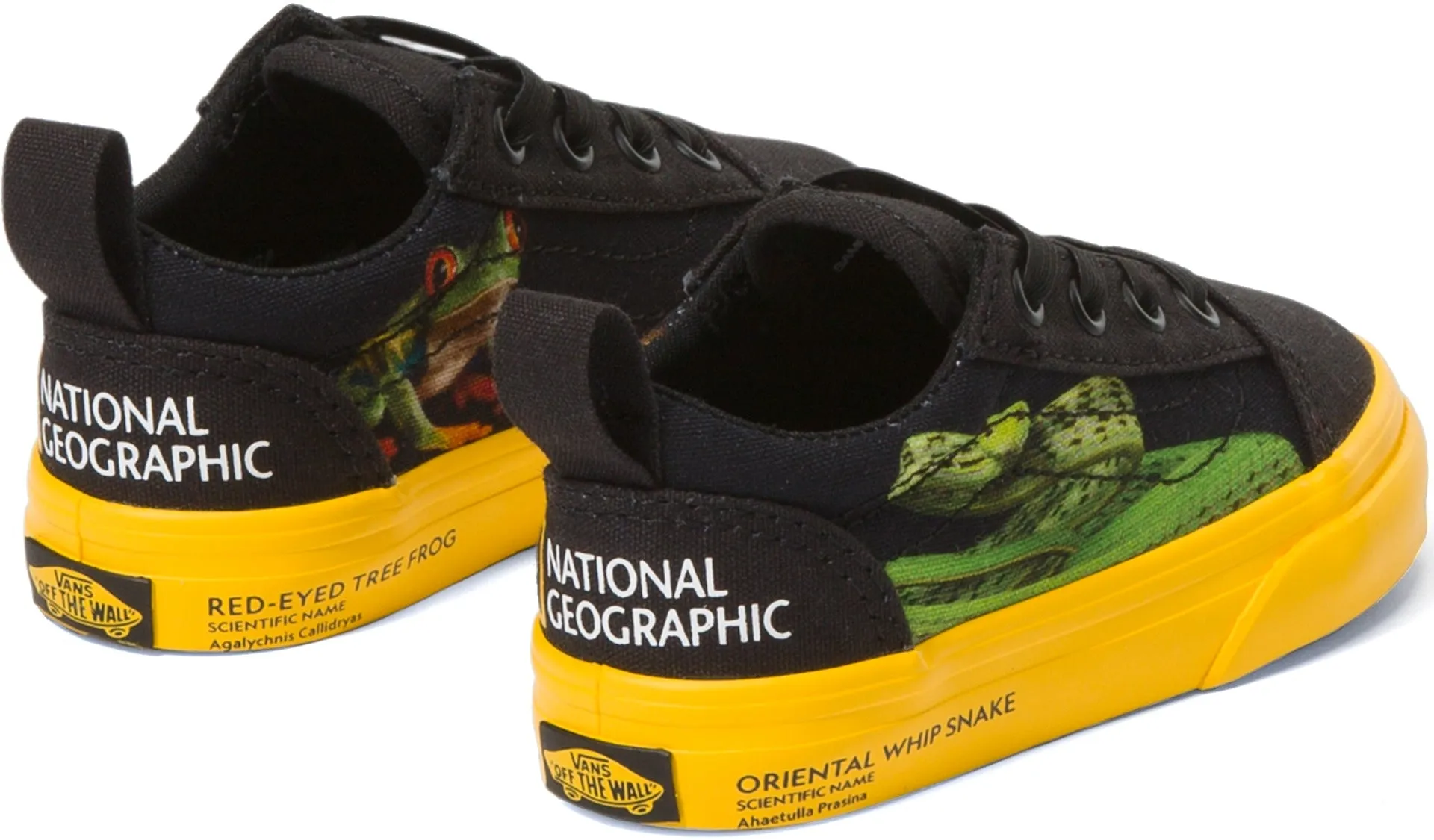 Vans Toddler Old Skool Elastic Lace (National Geographic) Photo Ark