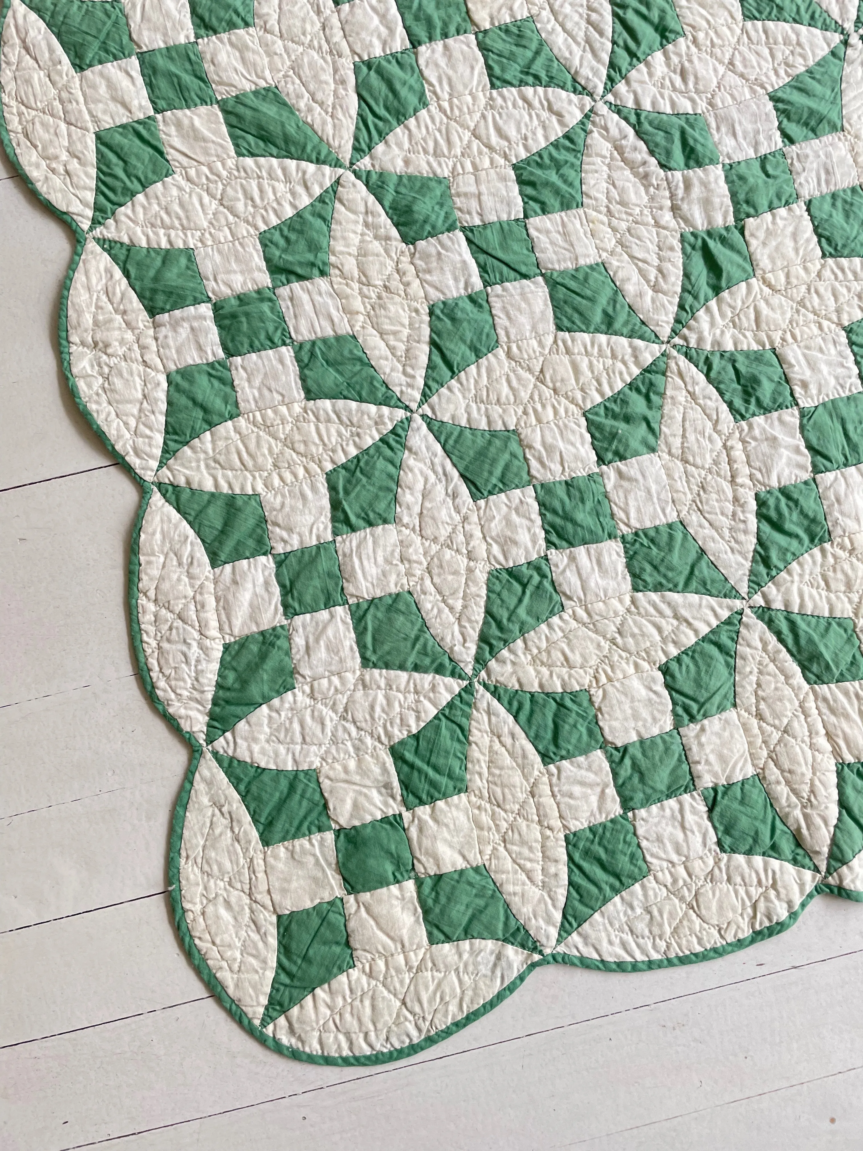 Vintage Bailey's Nine Patch Quilt